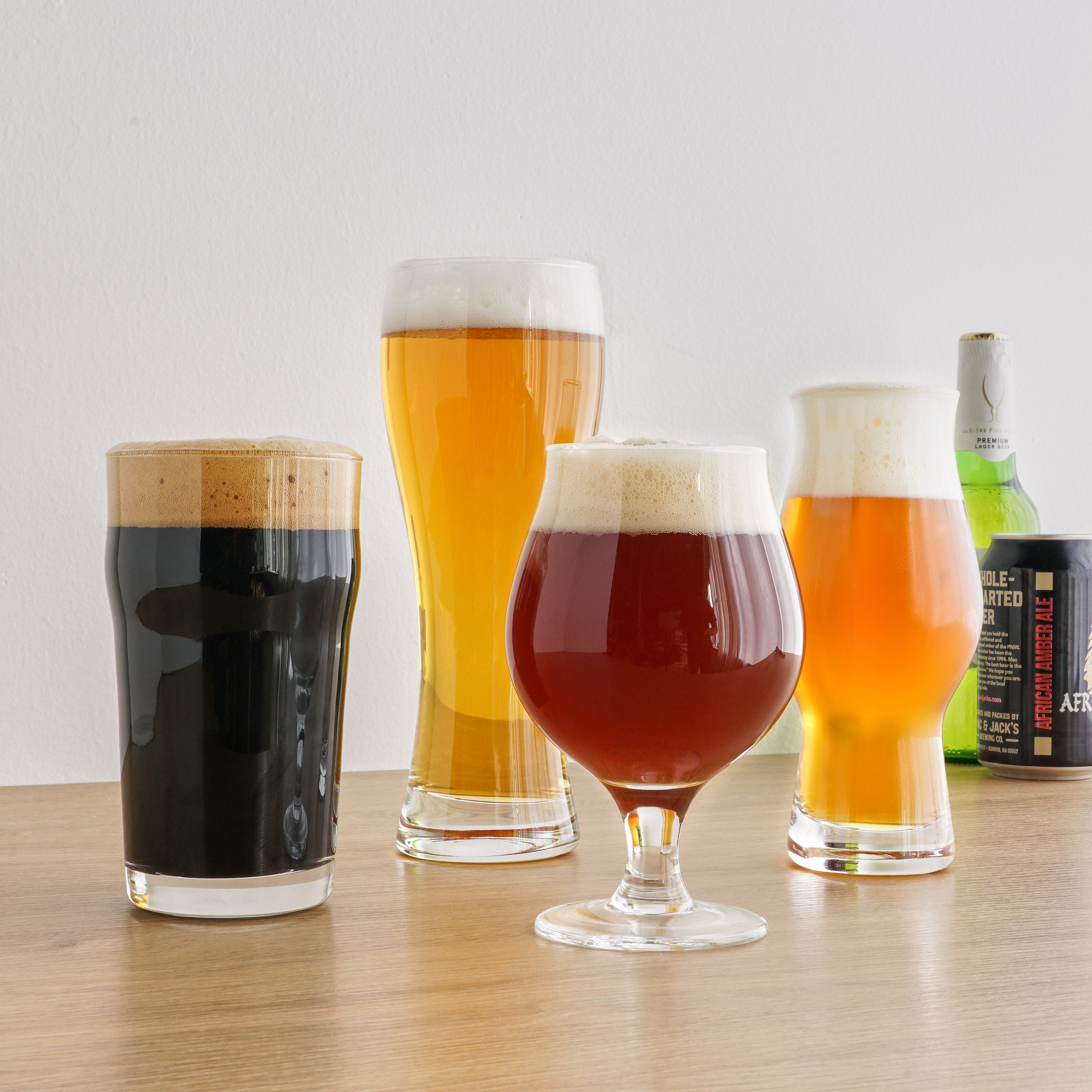 IPA Beer Glasses, Set of 4 by True