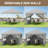 10'x10' Pop-Up Canopy Tent, Heavy Duty Oxford Fabric Commercial Gazebo with 4 Removable Sidewalls, Waterproof & UV-Resistant Instant Shelter, Stakes & Sandbags, for Parties, Trade Shows, Backyard(gray)-109236289-111044839