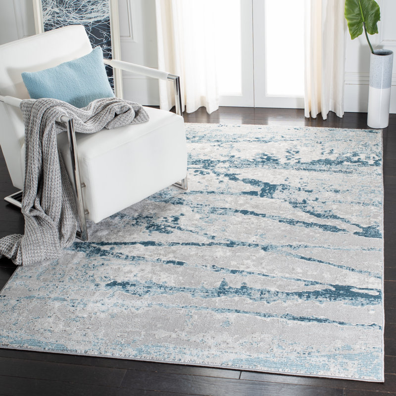 Meadow 500 Performance Abstract Rug, Rectangle 8' x 10'