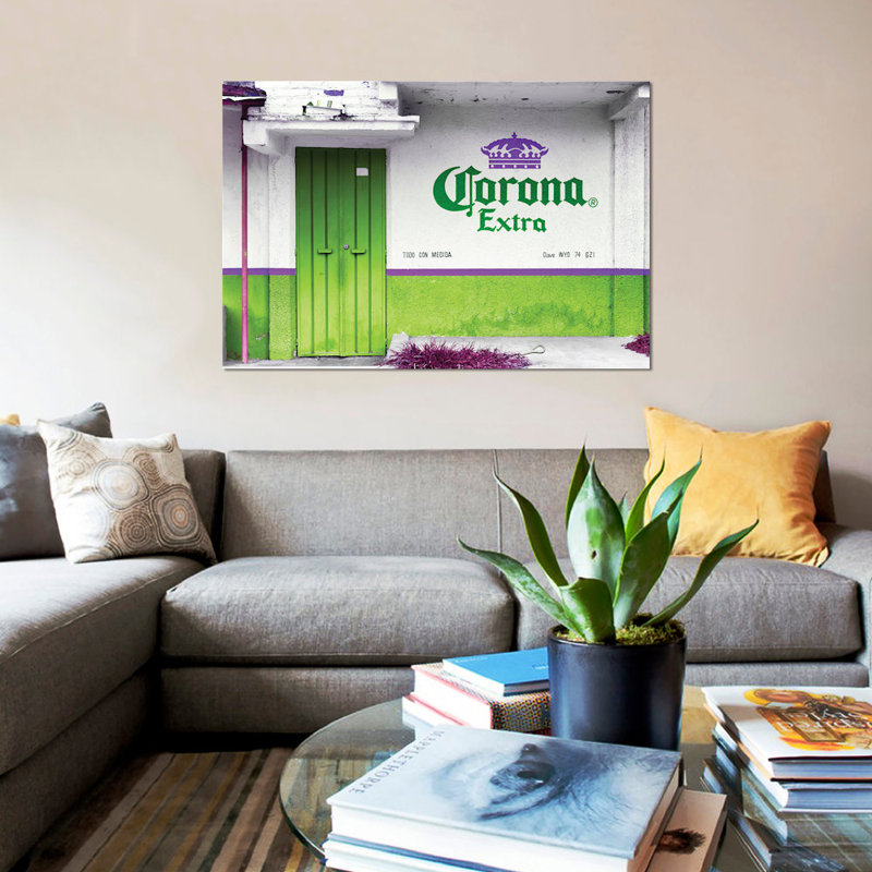«¡ viva mexico ! series : extra kelly green, reproduction de photo sur toile, H 12 po x l 18 po x P 1,5 po, Toile tendue
