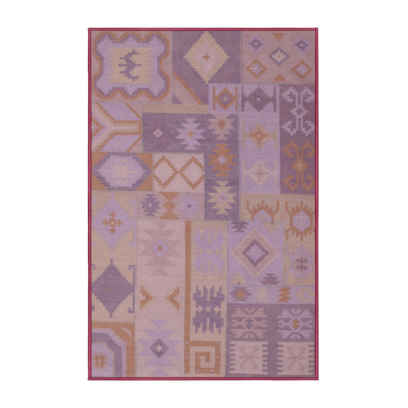 Tapis mauve Barrackville, Rectangle 2 pi x 4 pi