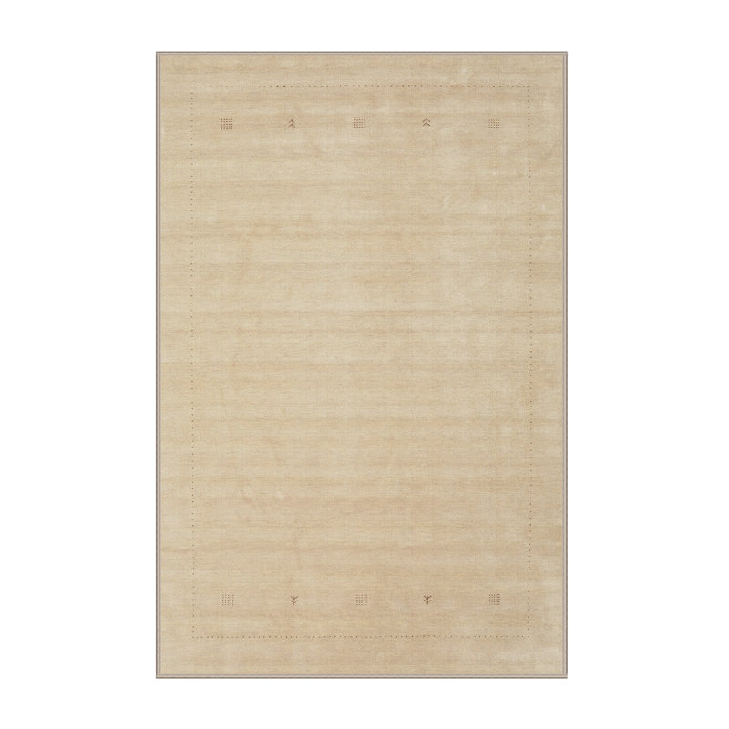 Surface beige contemporaine tapis, Rectangle 6 pi 0 po x 9 pi 0 po