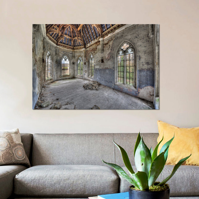 « chateau hogemeyer », reproduction de photo sur toile, H 12 po x l 18 po x P 1,5 po, Toile tendue, Pas de tapis