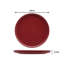Waterside 12pc Red Lipped Stoneware Dinner Set