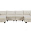 Grand canapé modulaire moderne en forme de U, canapé-lit convertible avec méridienne réversible et rangement pour le salon-46358561