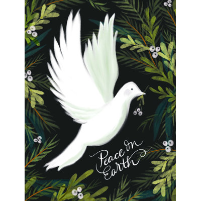 Peace On Earth Dove - reproduction sur toile tendue