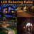 WBM Smart Solar Lights, Waterproof Flickering Flame LED Solar Night Light