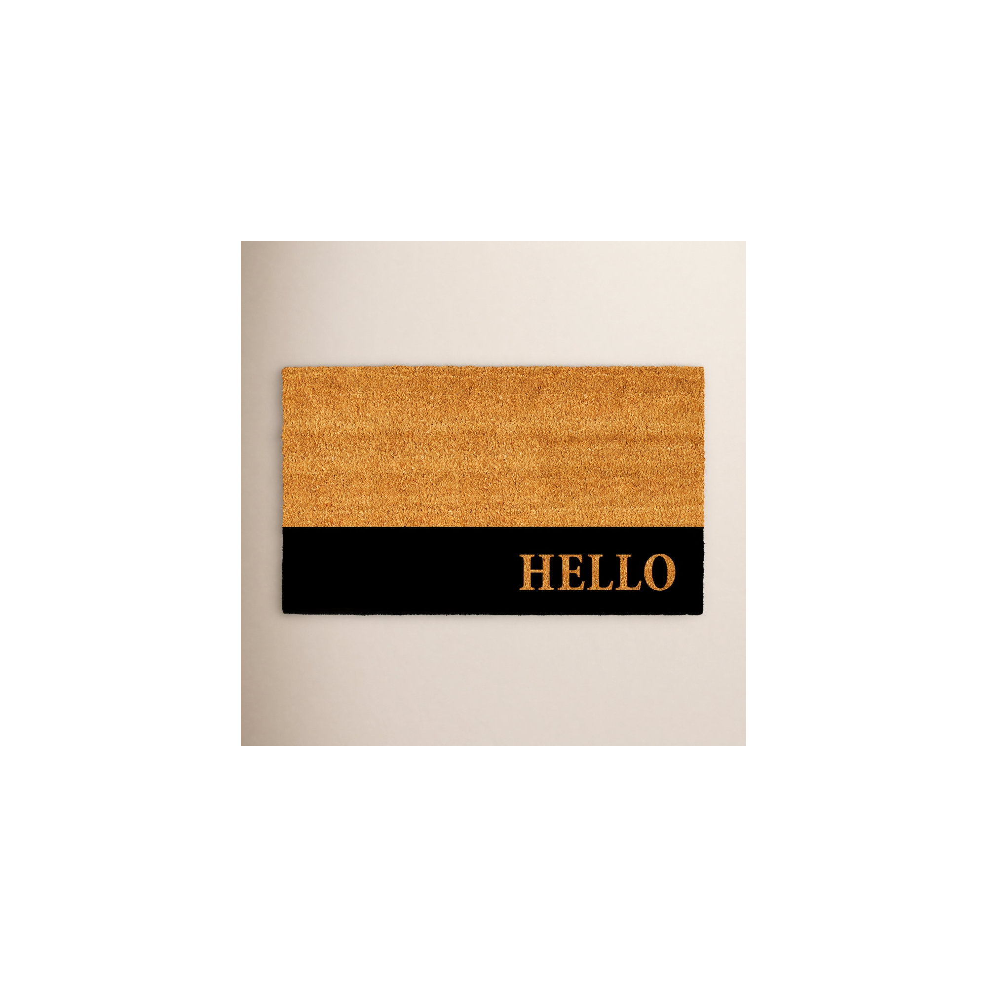 Abhilasha Non-Slip Striped Outdoor Doormat, Rectangle 2' x 3'