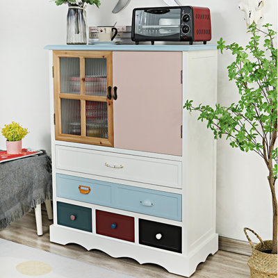 Armoire moderne à double porte de style nordique