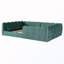 Lit double tapissier sur pied-2051343696