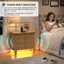 65cm W Manufactured Wood Bedside Table-1962892736