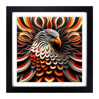 Phoenix Op - Single Picture Frame Print on Wood