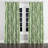 Striped Room Darkening Curtains - Country Farmhouse Bonella Grommet Curtain - 1 Panel-1548606274-1548606276