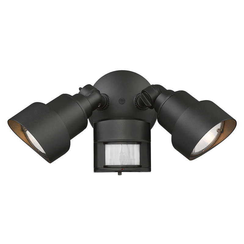 Mckeehan 24-Watt LED Outdoor Security Spot Light with Motion Sensor, Black