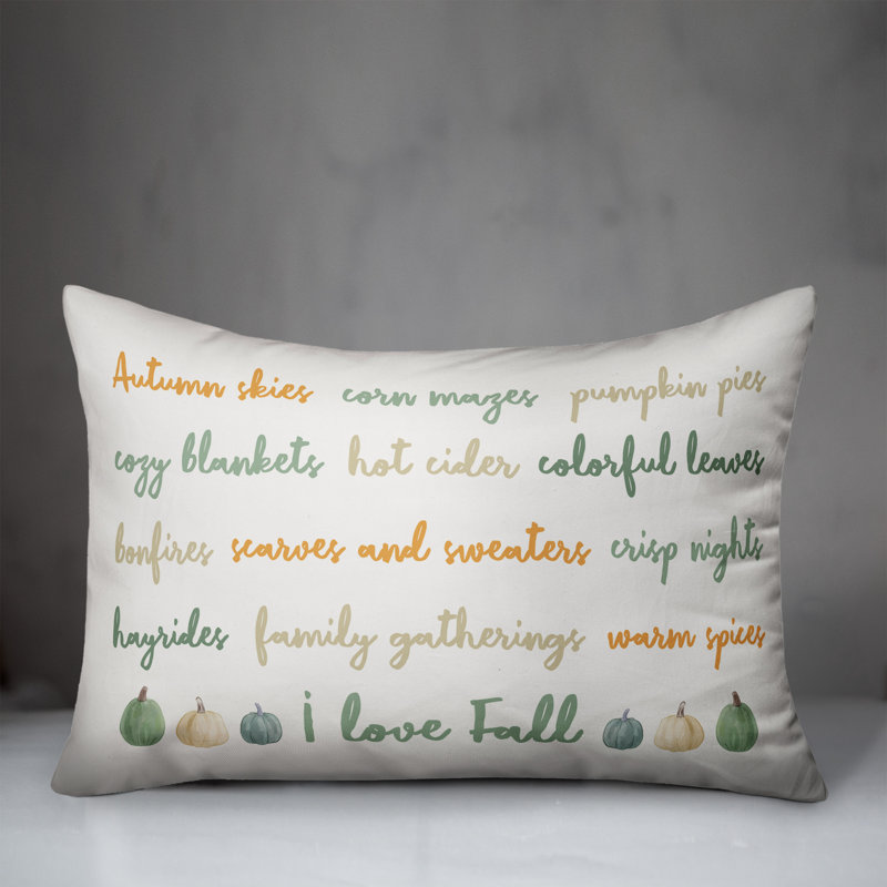  Coussin I Love Fall
