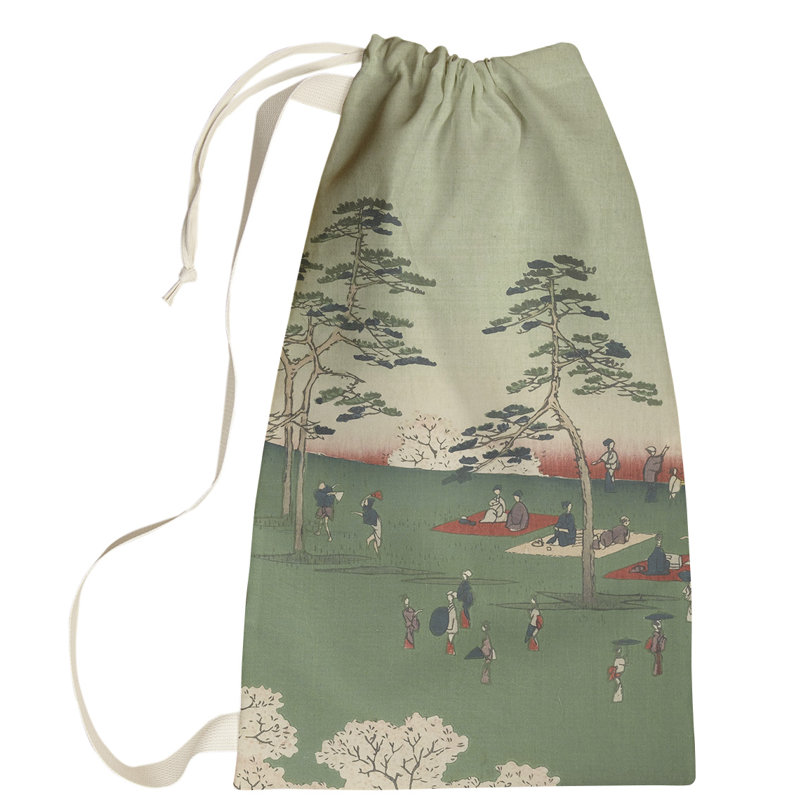 Sac à linge view from asuka hill Macintyre, Grand (H 76,5 po x l 29,5 po x P 1,5 po), Vert