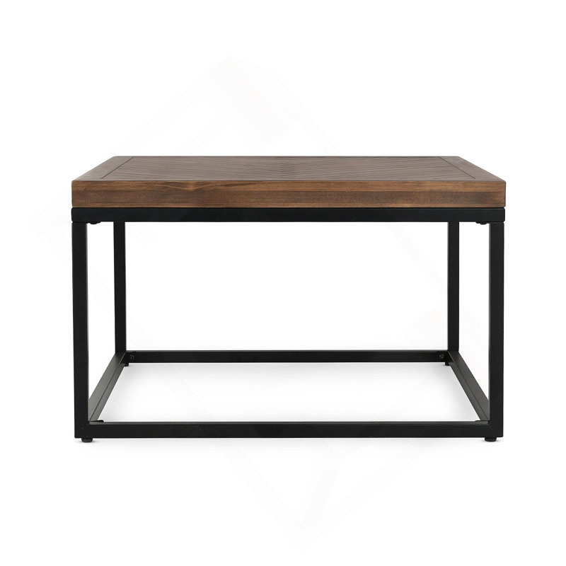 Table basse carrée 30 po Chantel Amande