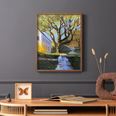 «Spring in New England», reproduction encadrée - bois massif
