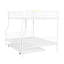 Full XL Over Queen Metal Bunk Bed with Trundle-1703953334