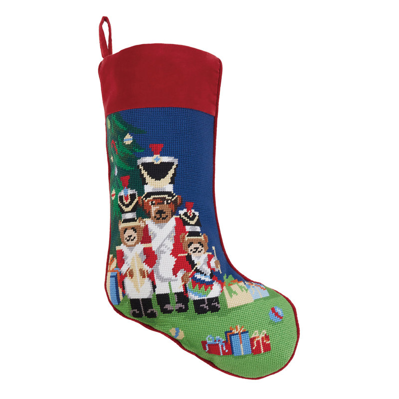 Chaussette de Noël brodée Christmas Bears