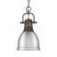 Luminaire suspendu 1 lumière avec chaîne Cajoux-107150046-107150052-107150057