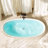 65'' X 30'' Freestanding Soaking Solid Surface Stone Resin Bathtub-115785720