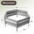 Raised Garden Bed Plant Holder Kit With Adjustable Galvanized Iron For Growing Flowers, Vegetables, Herbs by Pure Garden 21" L x 9.75" W x 5.5" H