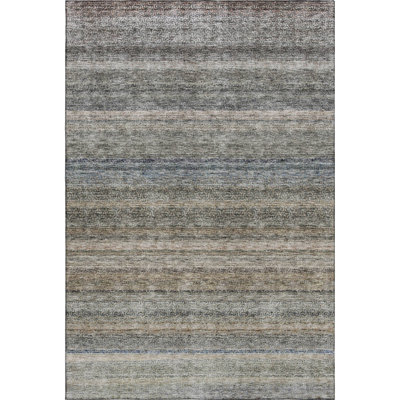 Premium Machine Washable Melvin AMF1167 Stripes Rug