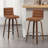 Mariea Swivel Faux Leather Wood Bar & Counter Stool-1191645848-1155905014