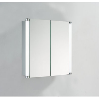 Surface Mirrored Bathroom Cabinets with Mirror and 2