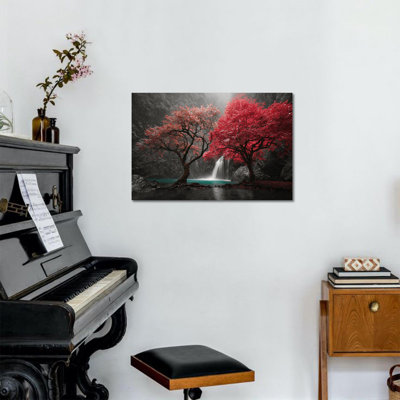 Art mural d'automne, décoration murale photos d'automne, art mural sur toile automne, art mural d'automne, peintures d'automne, décorations murales pour le salon, photos pour toile de chambre à coucher prête à accrocher 12 po x 16 po