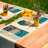Polyester Abstract Rectangle Placemat