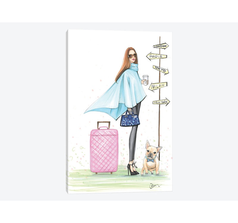 « where we go next », reproduction sur toile, H 40 po x l 26 po x P 1,5 po, Toile tendue, Pas de tapis