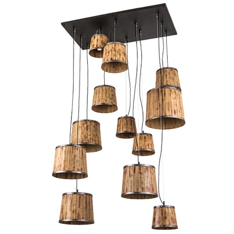 Wine Barrel 12 - Light Pendant