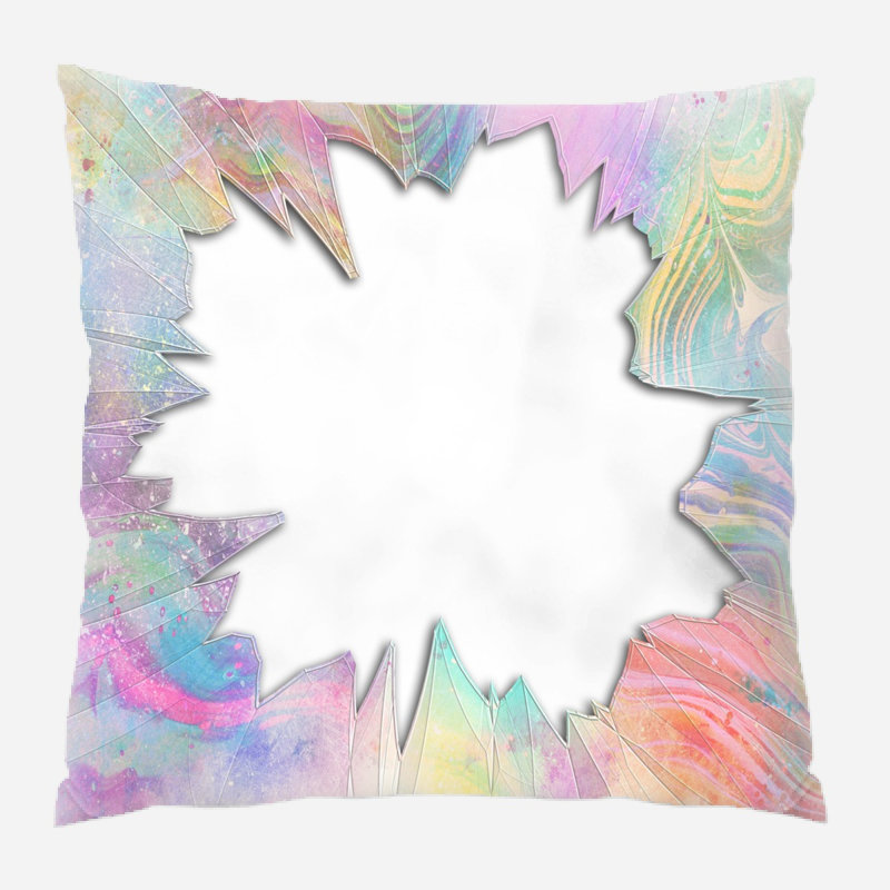 Coussin décoratif Charlton, Microsuède, Intérieur 