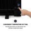 OneConcept Wallander 600 Watt Electric Panel Space Heater with Adjustable Thermostat and with Digital Display-45187773