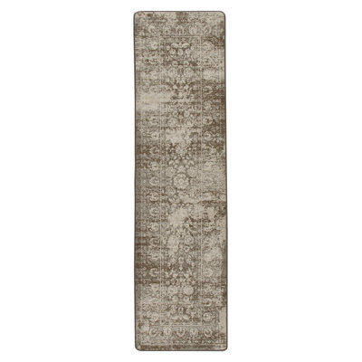 Goutier Camak Shaded Khaki Oriental Area Rug