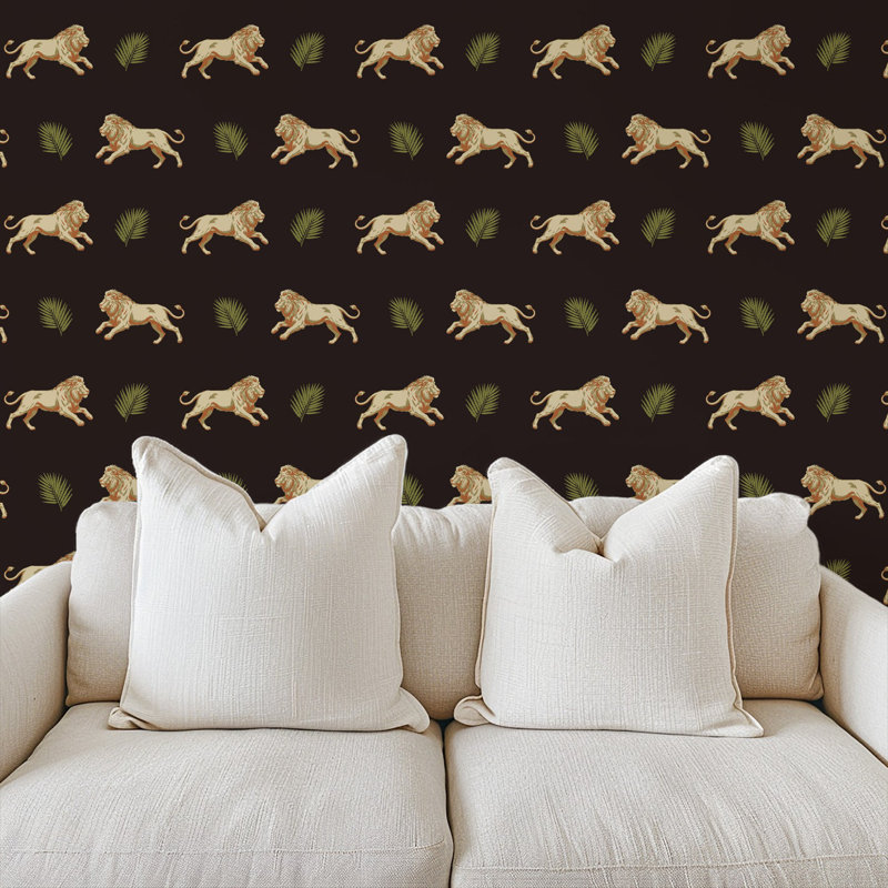 Legacy Lion - Golden Night Wallpaper, Non-Pasted, Non-Woven, Golden Night