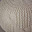 Pouf rond en coton Bordeaux-569273814