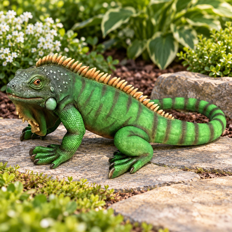 Iguana Garden Statue