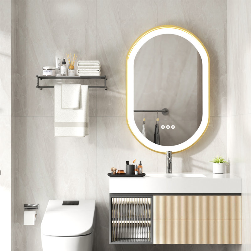Miroir mural Beil, 31,5 po x 20 po