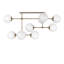 Armstrong Small Linear Chandelier-Black Gunmetal-2144621673-2144621674