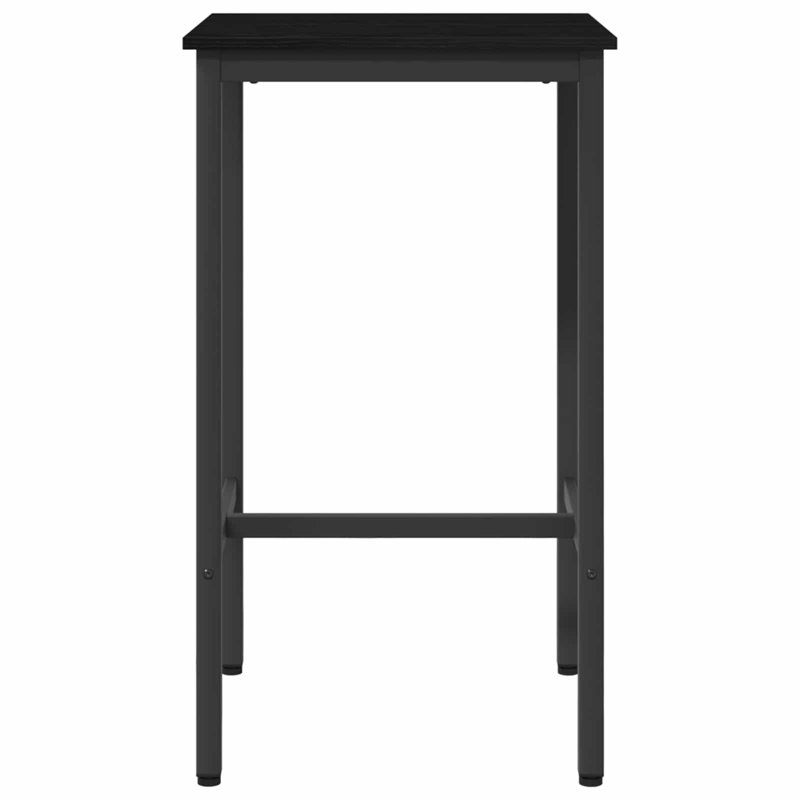 Dining Table, 110cm H x 52cm W x 52cm D, Black / Black Oak