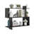 Batravil Floating Geometric Kilter Three-Level Square Accent Shelf-1834662635