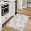 Tapis beige à motif géométrique moderne lavable à la machine Jahree Miles-450568169-467331315