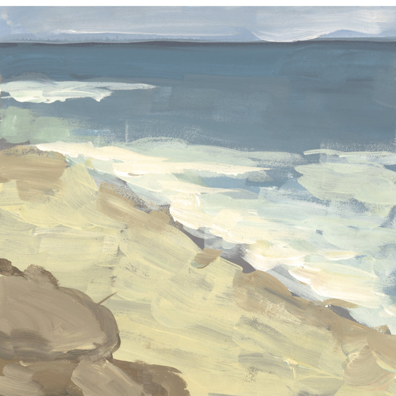 Oceanside I 1 Piece Wrapped Canvas Painting, 76cm H x 76cm W