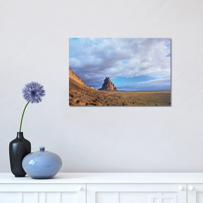 Shiprock, the Basalt Core of an Extinct Volcano 1 Piece Wrapped Canvas Wall Art
