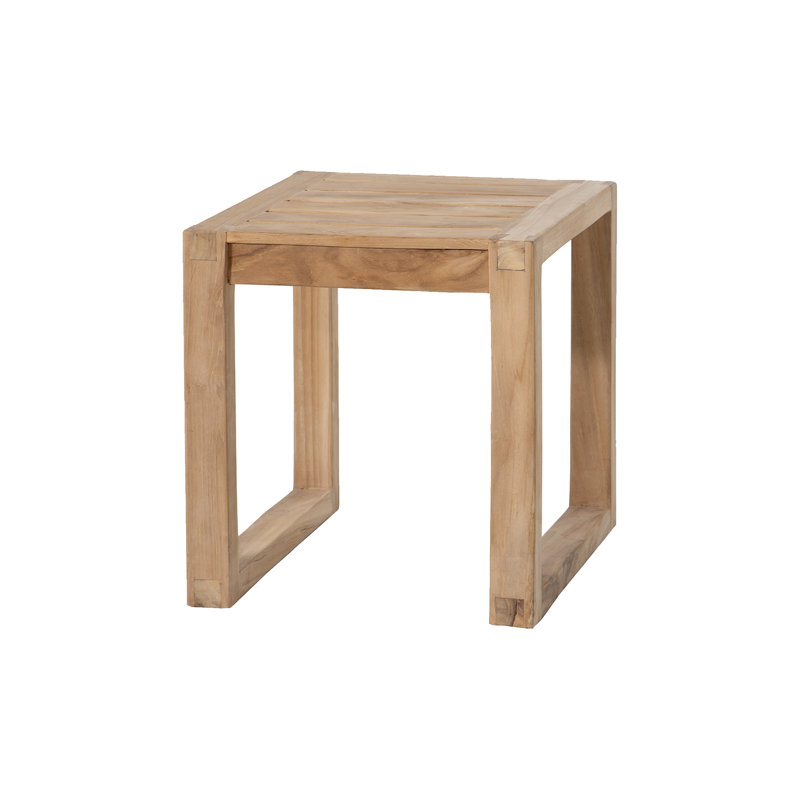 Outdoor 8 - Piece Teak Conversation Set, Sky Blue