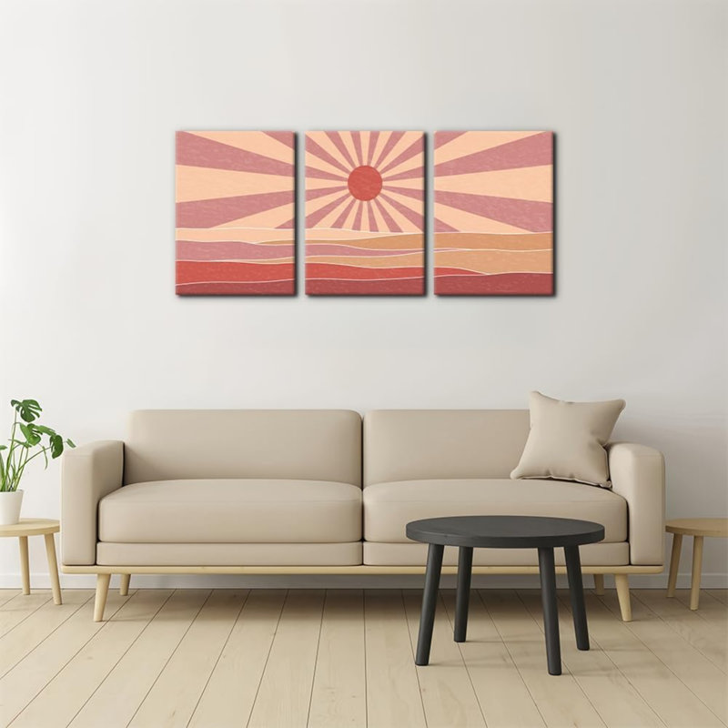 12 "x 16" Boho Sun Mountain