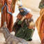 Ensemble de figurine de crèche en résine multicolore surdimensionnée 23,75 "-1506180106